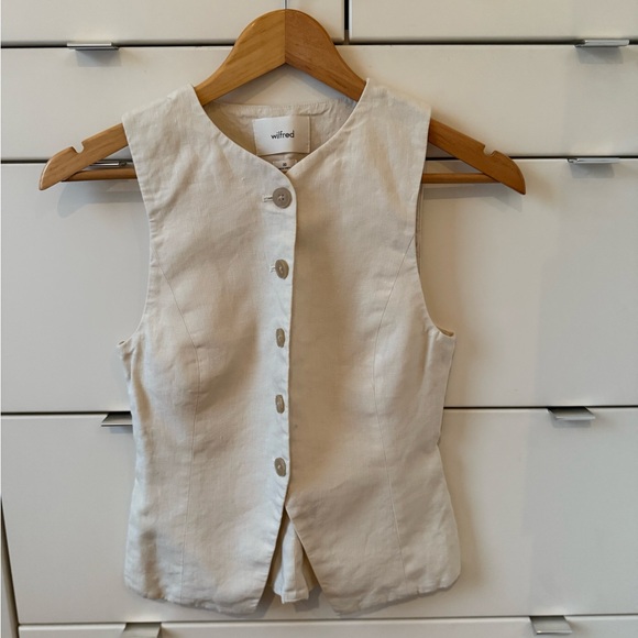 Wilfred Linen Vest – Size 00 - Picture 2 of 4